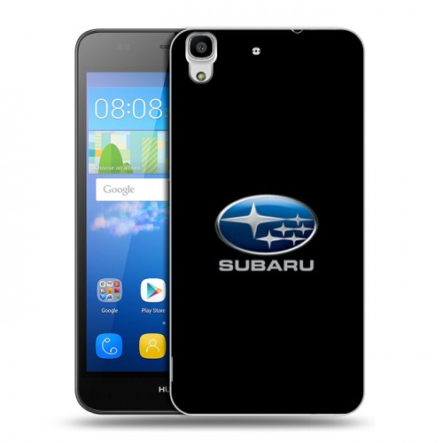 Дизайнерский пластиковый чехол для Huawei Y6 Subaru