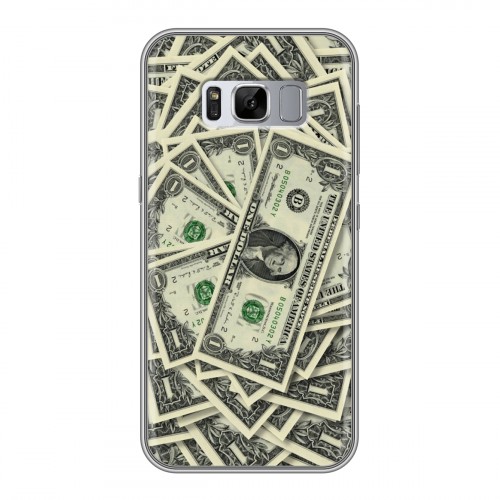Дизайнерский силиконовый чехол для Samsung Galaxy S8 Plus Текстуры денег