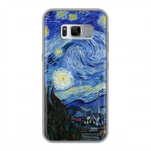 Дизайнерский силиконовый чехол для Samsung Galaxy S8 Plus Звездная ночь