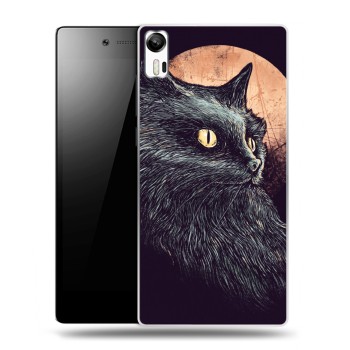 Дизайнерский силиконовый чехол для Lenovo Vibe Shot Мистические кошки (на заказ)