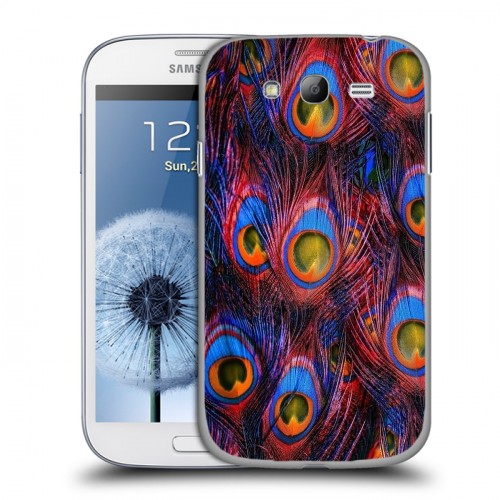 Дизайнерский пластиковый чехол для Samsung Galaxy Grand Павлины