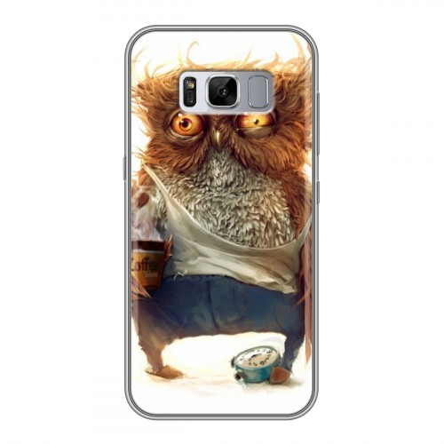 Дизайнерский силиконовый чехол для Samsung Galaxy S8 Plus Совы