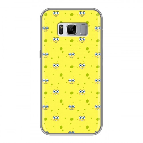 Дизайнерский силиконовый чехол для Samsung Galaxy S8 Plus Губка Боб