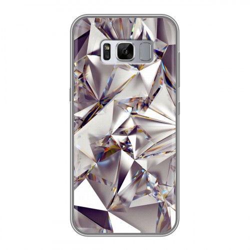 Дизайнерский силиконовый чехол для Samsung Galaxy S8 Plus Кристаллы