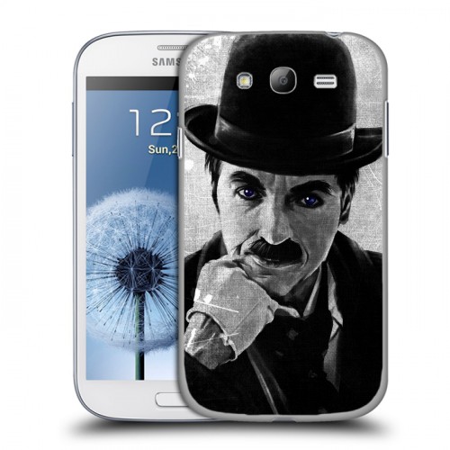 Дизайнерский пластиковый чехол для Samsung Galaxy Grand Чарли Чаплин