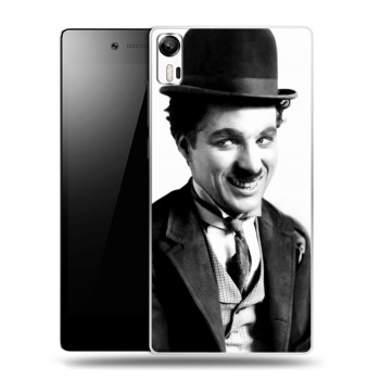 Дизайнерский силиконовый чехол для Lenovo Vibe Shot Чарли Чаплин (на заказ)
