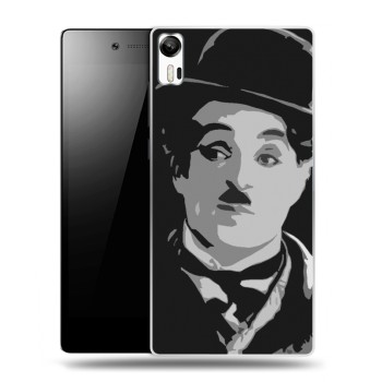 Дизайнерский силиконовый чехол для Lenovo Vibe Shot Чарли Чаплин (на заказ)