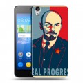 Дизайнерский пластиковый чехол для Huawei Y6 Владимир Ленин