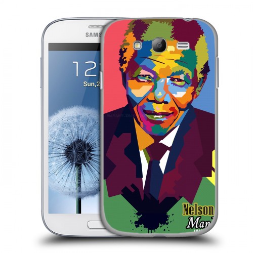 Дизайнерский пластиковый чехол для Samsung Galaxy Grand Нельсон Мандела