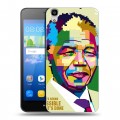 Дизайнерский пластиковый чехол для Huawei Y6 Нельсон Мандела