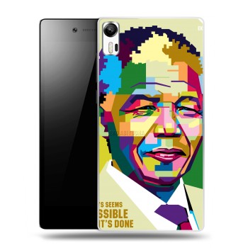 Дизайнерский силиконовый чехол для Lenovo Vibe Shot Нельсон Мандела (на заказ)