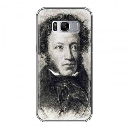 Дизайнерский силиконовый чехол для Samsung Galaxy S8 Plus Александр Пушкин