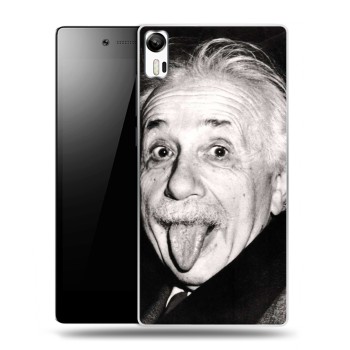 Дизайнерский силиконовый чехол для Lenovo Vibe Shot Альберт Эйнштейн (на заказ)
