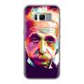 Дизайнерский силиконовый чехол для Samsung Galaxy S8 Plus Альберт Эйнштейн