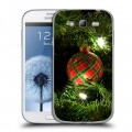 Дизайнерский пластиковый чехол для Samsung Galaxy Grand Новогодние шары