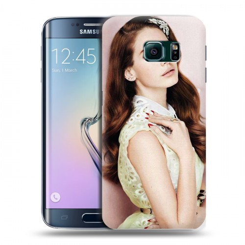 Дизайнерский пластиковый чехол для Samsung Galaxy S6 Edge Лан Дел Рей