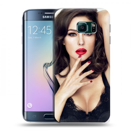 Дизайнерский пластиковый чехол для Samsung Galaxy S6 Edge Моника Белуччи