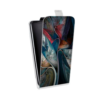 Дизайнерский вертикальный чехол-книжка для Samsung Galaxy S6 Edge Текстурный (на заказ)