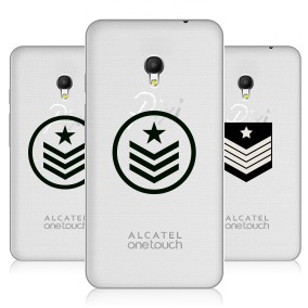 Дизайнерский силиконовый чехол для Alcatel Pixi 4 (5) 5010D Прозрачные армия