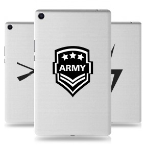 Дизайнерский силиконовый чехол для Xiaomi Mi Pad 4 Plus Прозрачные армия