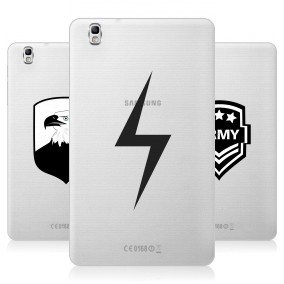 Дизайнерский силиконовый чехол для Samsung Galaxy Tab Pro 8.4 Прозрачные армия