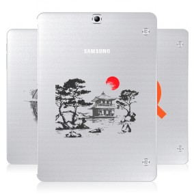 Дизайнерский силиконовый чехол для Samsung Galaxy Tab S2 9.7 Города
