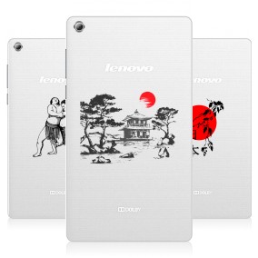 Дизайнерский силиконовый чехол для Lenovo Tab 3 7 Прозрачная япония