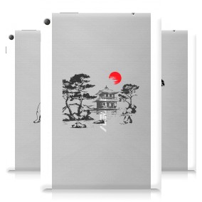 Дизайнерский силиконовый чехол для ASUS ZenPad 10 Z301ML Прозрачная япония