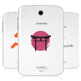 Дизайнерский силиконовый чехол для Samsung Galaxy Note 8.0 Города
