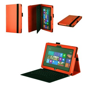 Чехол подставка серия Full Cover для Microsoft Surface Pro 2 Оранжевый
