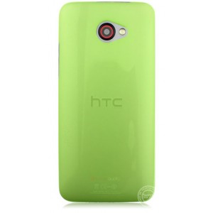 Пластиковый ультратонкий чехол для HTC Butterfly S Зеленый
