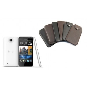 Мешок из искусственной кожи для HTC Desire 300 Черный