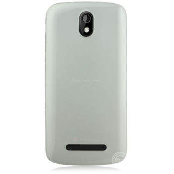 Пластиковая накладка полупрозрачная для HTC Desire 500 Белый