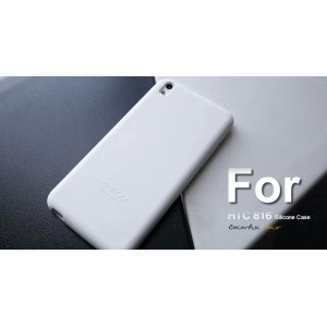 Силиконовый чехол софт-тач премиум для HTC Desire 816 Белый