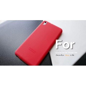 Силиконовый чехол софт-тач премиум для HTC Desire 816 Красный