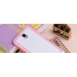 Бампер для Galaxy Note 3 Розовый