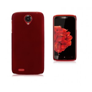 Пластиковый чехол для Lenovo S820 Ideaphone Красный