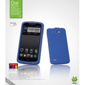 Силиконовый чехол премиум для Lenovo IdeaPhone S920 Синий