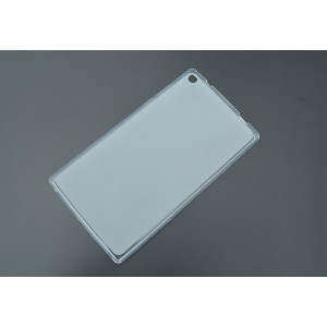 Силиконовый матовый полупрозрачный чехол для Lenovo Tab 2 A7-30 Белый