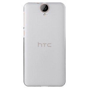 Силиконовый матовый полупрозрачный чехол для HTC One E9+ Белый