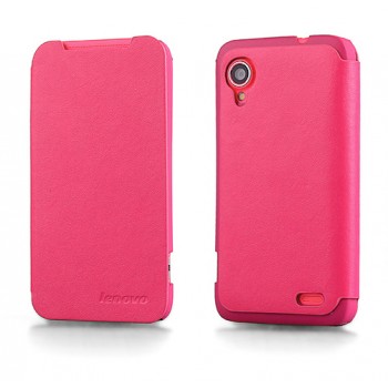 Чехол флип для Lenovo IdeaPhone S720 Розовый