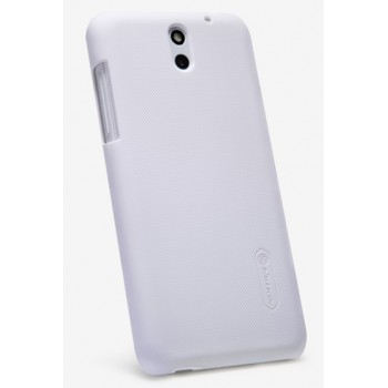Пластиковый матовый премиум чехол для HTC Desire 610 Белый
