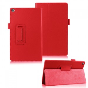 Чехол подставка с рамочной защитой для ASUS ZenPad 8 Красный