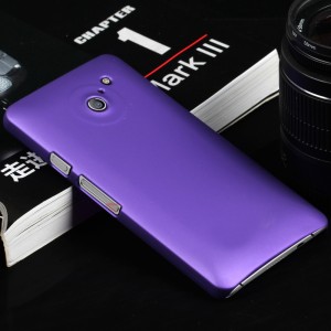 Пластиковый чехол серия Metallic для Huawei Ascend D2 Фиолетовый