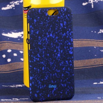 Пластиковый матовый дизайнерский чехол с голографическим принтом Звезды для HTC One A9 Синий