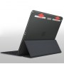 Двухкомпонентный противоударный премиум чехол накладка силикон/поликарбонат совместимый со Smart Keyboard для Ipad Pro, цвет Серый