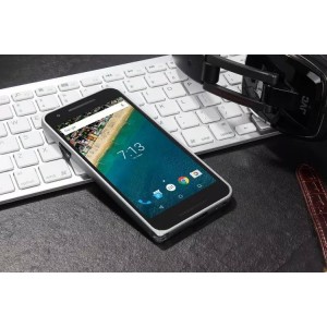 Металлический бампер для Google LG Nexus 5X Серый