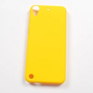 Пластиковый матовый непрозрачный чехол для HTC Desire 530/630 Желтый