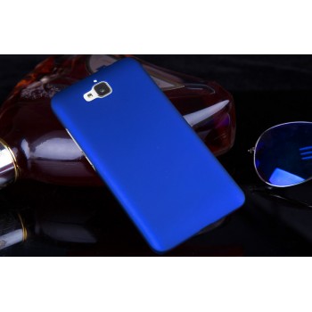 Пластиковый матовый непрозрачный чехол для Huawei Honor 4C Pro Синий