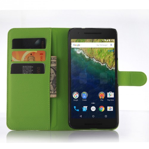Чехол портмоне подставка с защелкой для Google Huawei Nexus 6P